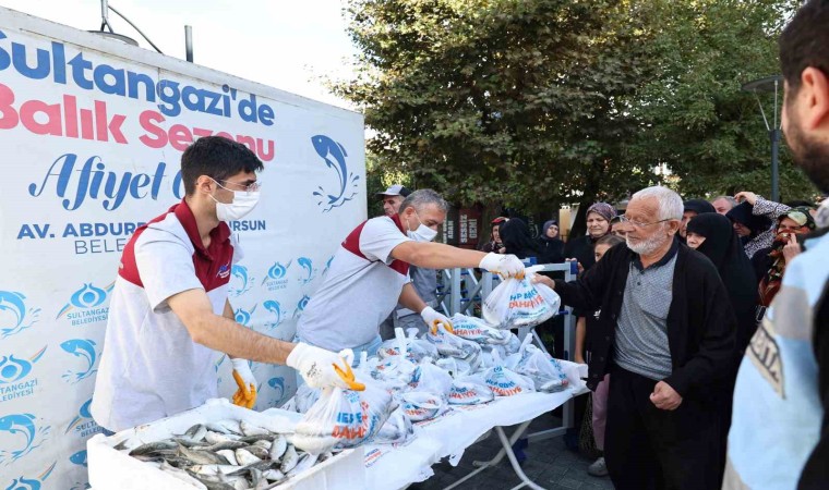 Sultangazide balık sezonunun bereketi yaşanıyor