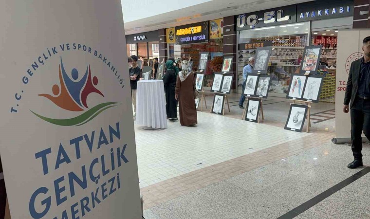 Tatvanda “resim sergisi” açıldı