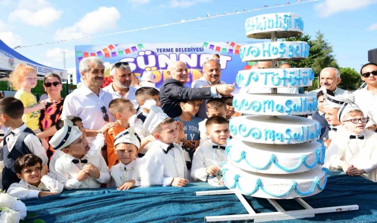 Termede geleneksel sünnet şöleni