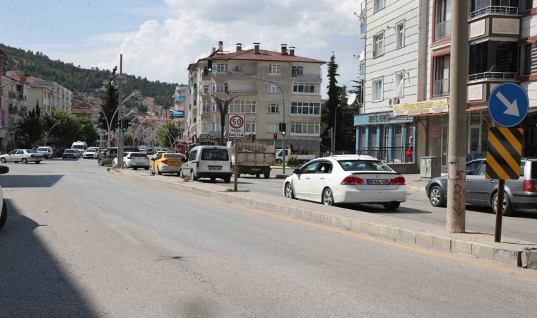 Tokatın trafiği yeşil dalga rahatlıyor