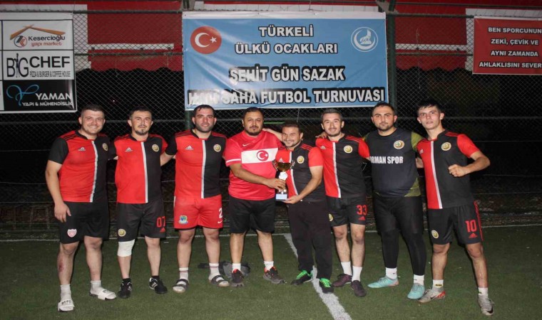 Türkelide Halı Saha Futbol Turnuvası sona erdi