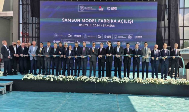 Türkiyedeki 10uncu ‘model fabrika Samsunda açıldı