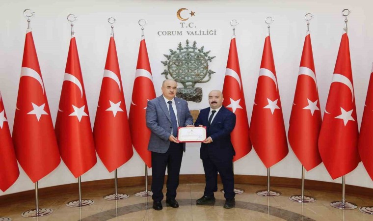 Vali Dağlıdan, Hançerlioğluna teşekkür belgesi