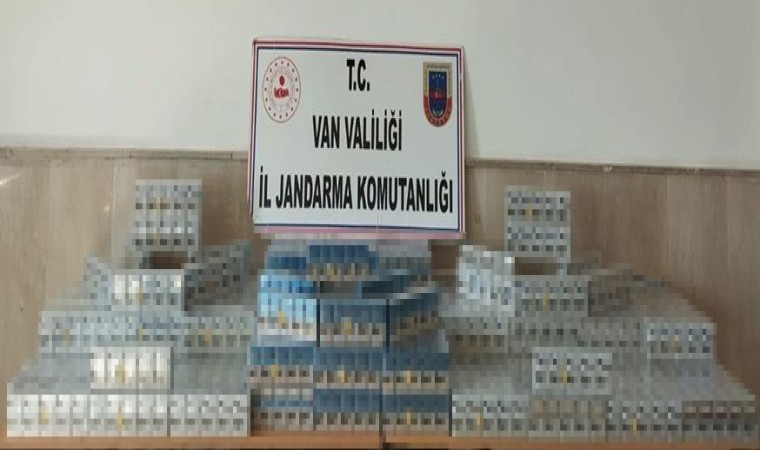 Vanda 11 bin 972 paket kaçak sigara ele geçirildi