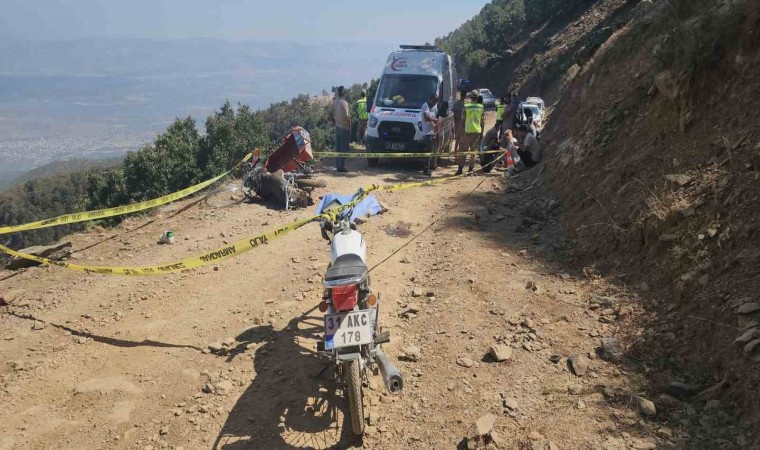 Yayla yolunda feci kaza: 1 ölü, 1 yaralı