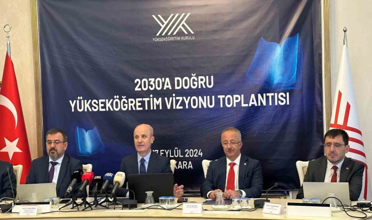 YÖK Başkanı Özvar, ‘2030 Vizyonu için 5 bölgesel toplantı düzenleneceğini bildirdi