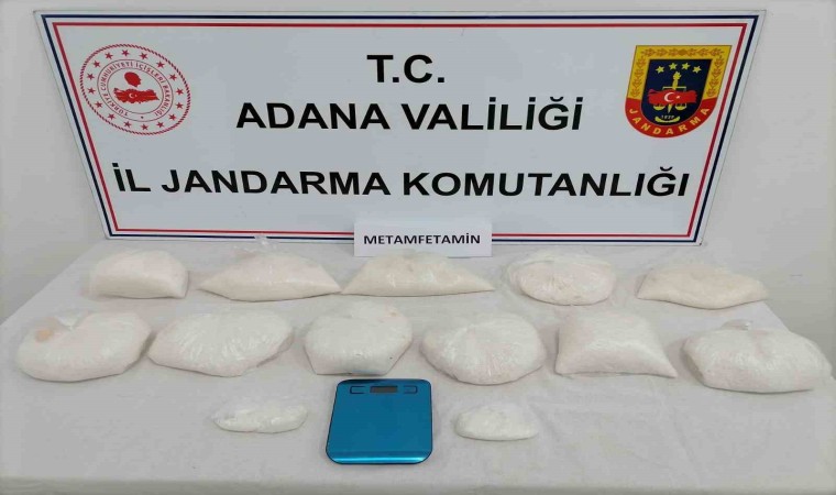 10 kilo 244 gram metanfetamin ele geçirildi