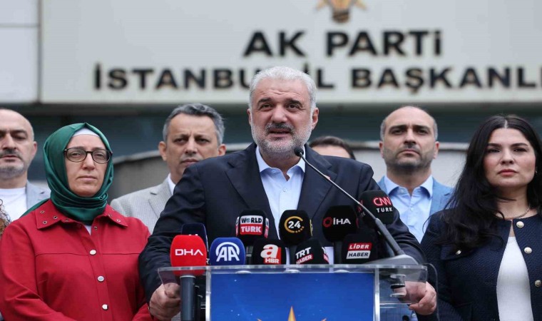 AK Parti İstanbul İl Başkanı Kabaktepe: “Bugün İsrailin tüm insanlığa yönelik başlattığı soykırımın üzerinden 1 yıl geçti”