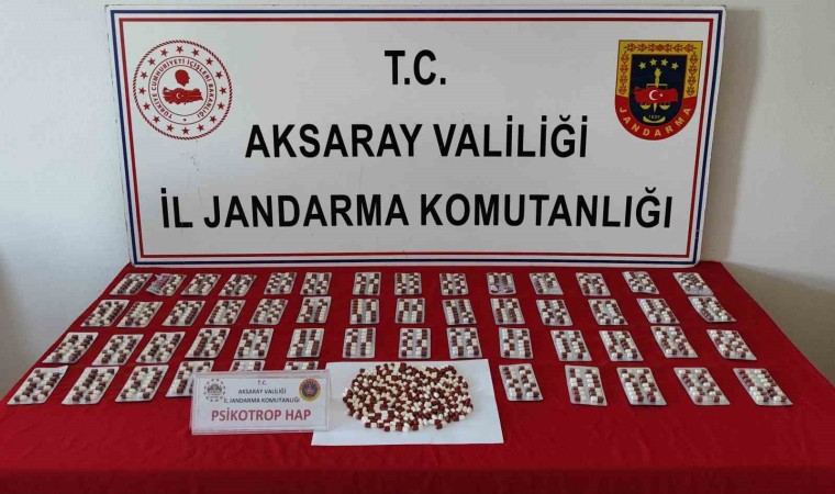 Aksarayda uyuşturucu hap operasyonu: 1 tutuklama