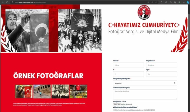 Ankarada Cumhuriyetin 101. yılına özel ‘Hayatımız Cumhuriyet sergisi düzenlenecek