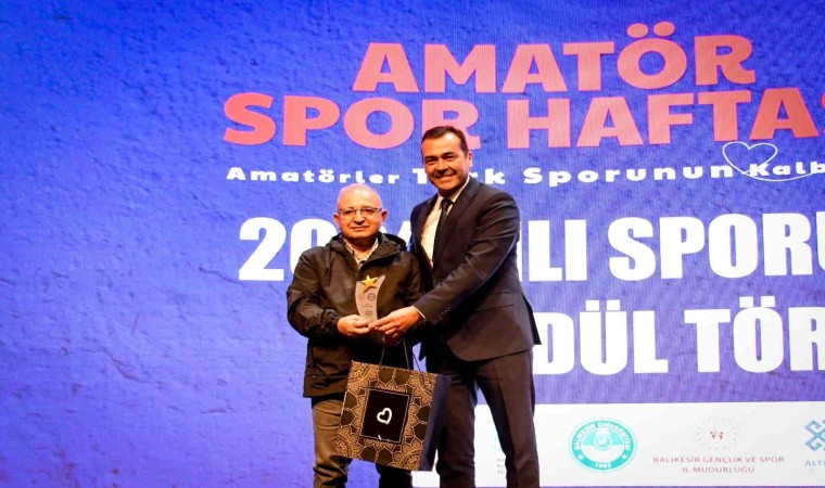 Balıkesirde En Başarılı Spor Muhabiri ödülü İHAya