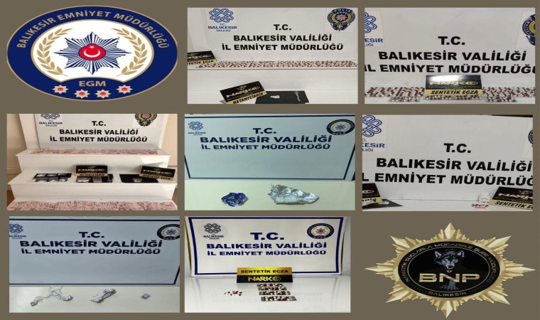 Balıkesirde narkotik operasyonunda 6 şüpheli tutuklandı