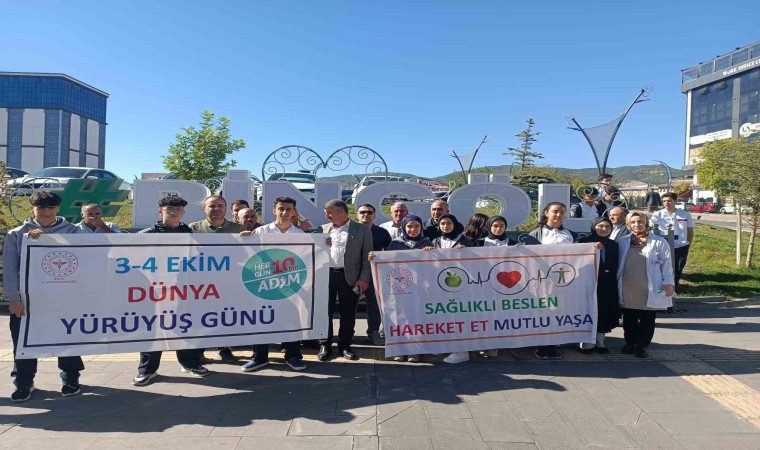 Bingölde Dünya Yürüyüş Gün etkinliği