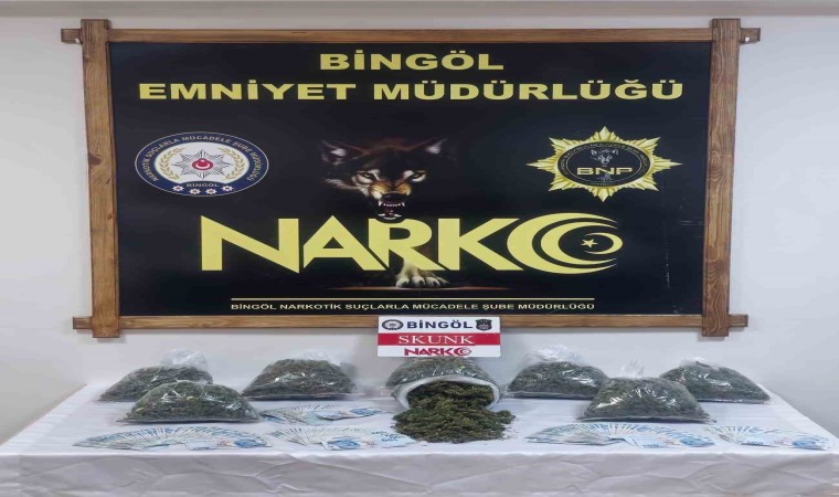 Bingölde uyuşturucu operasyonu: 6 şüpheli yakalandı