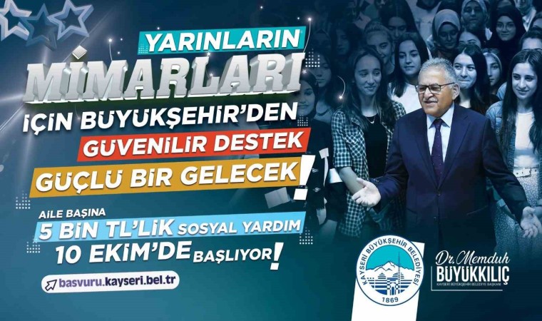 Büyükşehirin 5 bin TLlik sosyal yardım başvuruları başlıyor