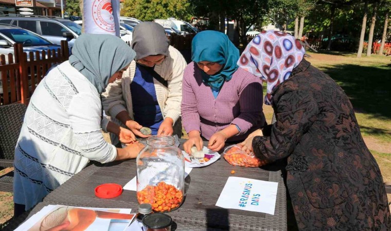 Çamelinde kadınlara doğal yollarla ‘alıç sirkesi yapımı eğitimi