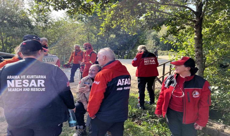 Çatalcada mantar toplamaya giden 65 yaşındaki kadın 15 saat sonra ormanlık alanda bulundu