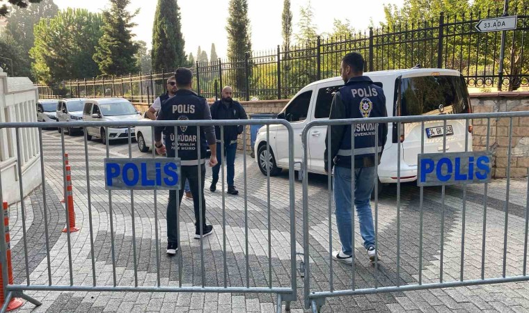 Cem Garipoğlunun açılacağı mezarı için polis ekipleri önlem aldı