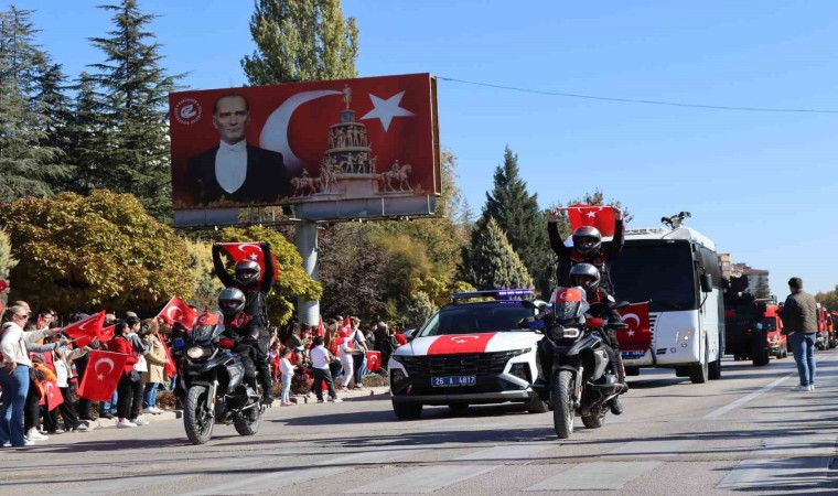 Cumhuriyetin 101inci yılı Eskişehirde coşkuyla kutlandı