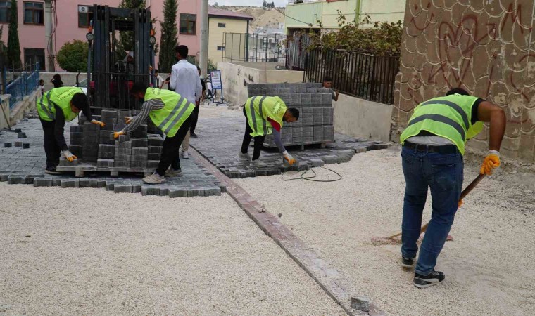 Devteyşti ve Süleymaniyede üstyapı çalışması sürüyor