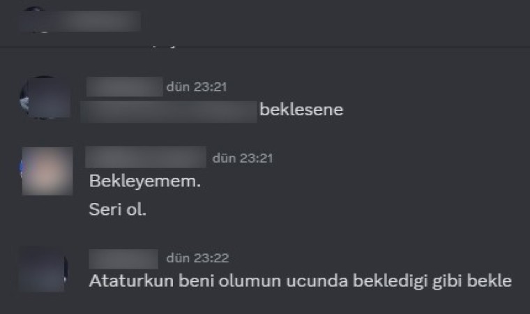 Erişim engeli getirilen Discordda milli değerlere ve katledilen genç kıza küfürler yağdırdılar