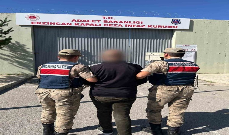 Erzincanda 12 yıl 6 ay kesinleşmiş hapis cezası bulunan şahıs operasyonla yakalandı