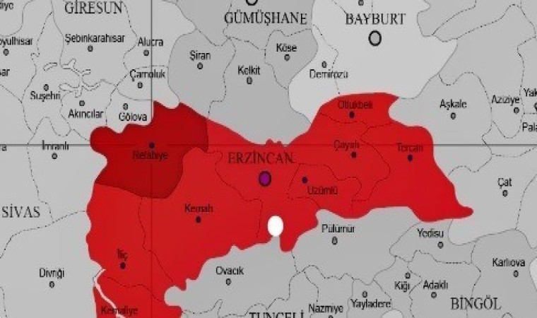 Erzincanda 3,6 ve 2,7 büyüklüğünde iki deprem