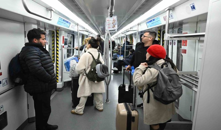 Gayrettepe-İstanbul Havalimanı Metrosunda rekor yolcu sayısı