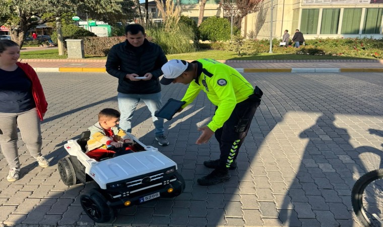 Gönende trafik denetimlerinde 48 araç kontrol edildi, 9 araca ceza yazıldı