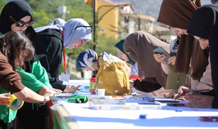 Gümüşhanede ‘Filistinli Çocuklar İçin Çiz etkinliği düzenlendi