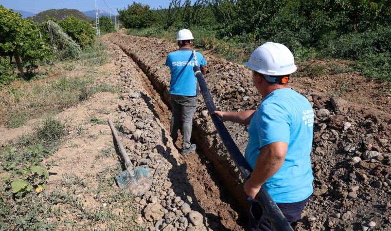 Hark Mahallesinin 2 bin metrelik yeni içme suyu hattında sona gelindi