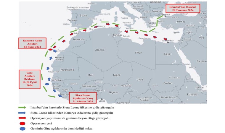 İçişleri Bakanlığından 4 ton kokain ile yakalanan gemi hakkında açıklama