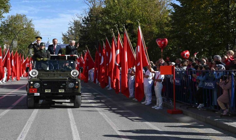 Ispartada Cumhuriyetin 101inci yılı coşkuyla kutlandı