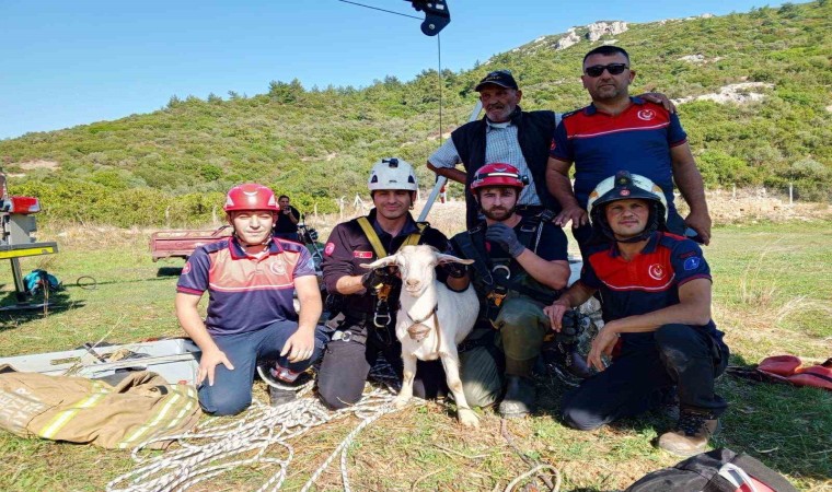 İzmir İtfaiyesinden yürekleri ısıtan kurtarma operasyonu