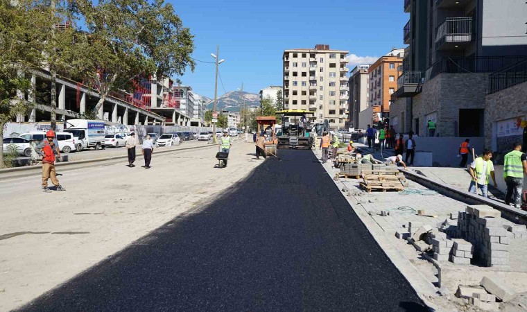 Kahramanmaraşta kentsel tasarım alanlarında ulaşım çalışması