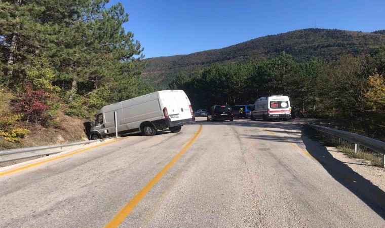 Karabükte trafik kazası : 1 yaralı