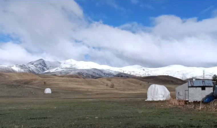 Karlıovanın yüksek kesimleri beyaza büründü