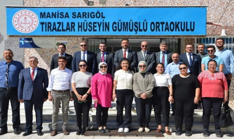 Manisa Milli Eğitim Müdürü Sarıgölde incelemede bulundu