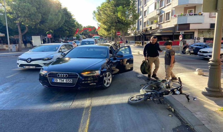 Menteşede trafik kazası: 1 yaralı