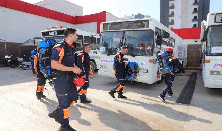 Mersin Büyükşehir Belediyesinden deprem tatbikatı