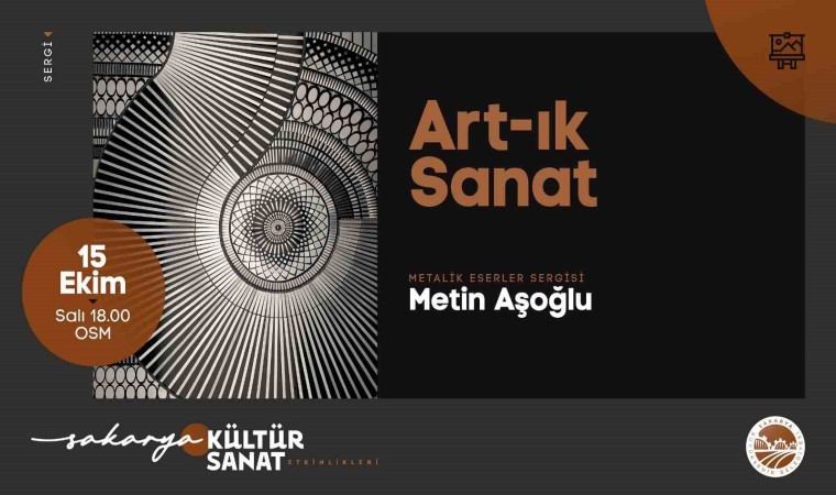 Metalik eserler sergisi ‘Art-ık Sanat OSMde açılıyor