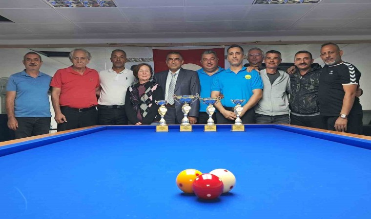 Muğlada Bilardo Turnuvası sona erdi