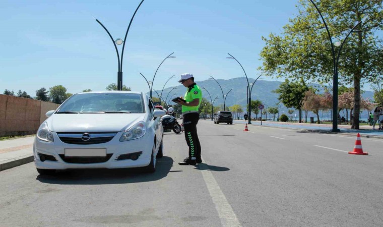 Orduda bir haftada 15 binden fazla araç ve sürücüsü denetlendi