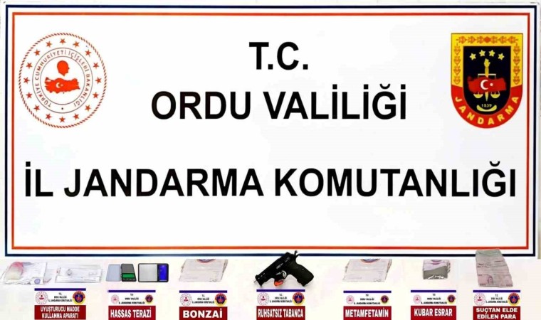 Orduda jandarmadan uyuşturucu operasyonu: 7 tutuklama