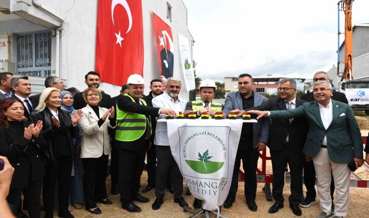 Osmangazide yeni kreşin temeli atıldı