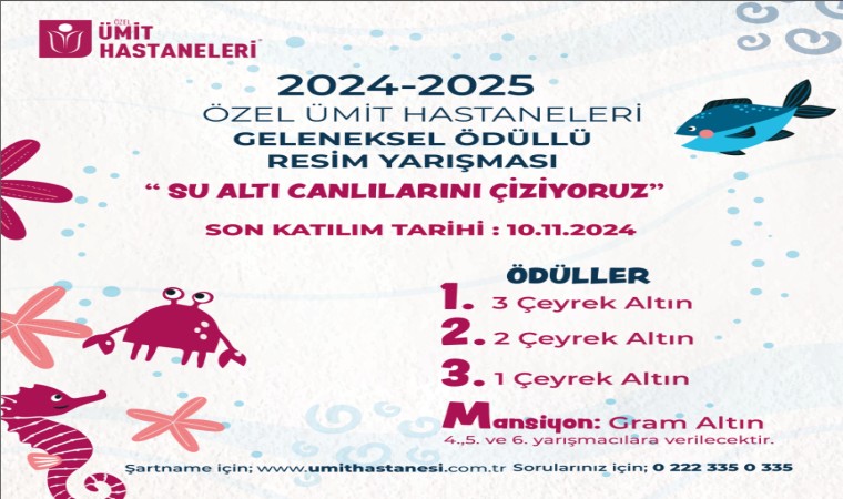 Özel Ümitte su altı resimleri yarışacak