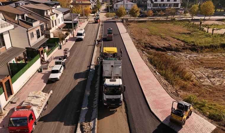 Sakarya Büyükşehir Belediyesinden şehrin kuzeyine asfalt hamlesi