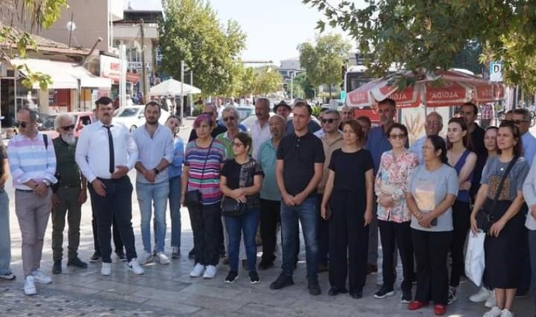 Sarıgölde kadına yönelik şiddete hayır protestosu