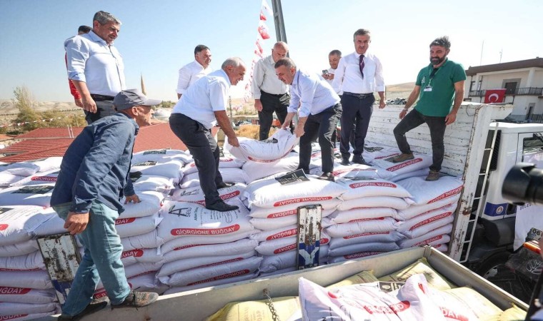 Sincan Belediyesinden buğday tohumu desteği