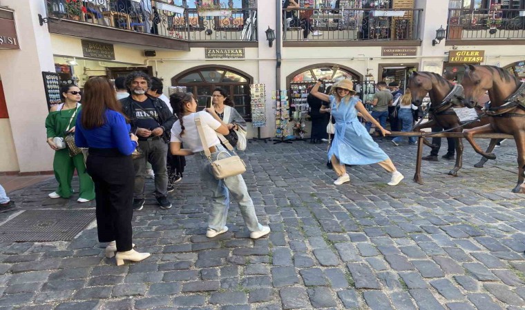 Tarihi Odunpazarı Evlerinde hafta sonu yoğunluğu